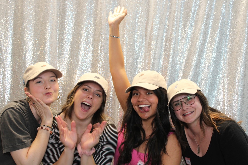 Guests enjoying Jobber's photo booth activation